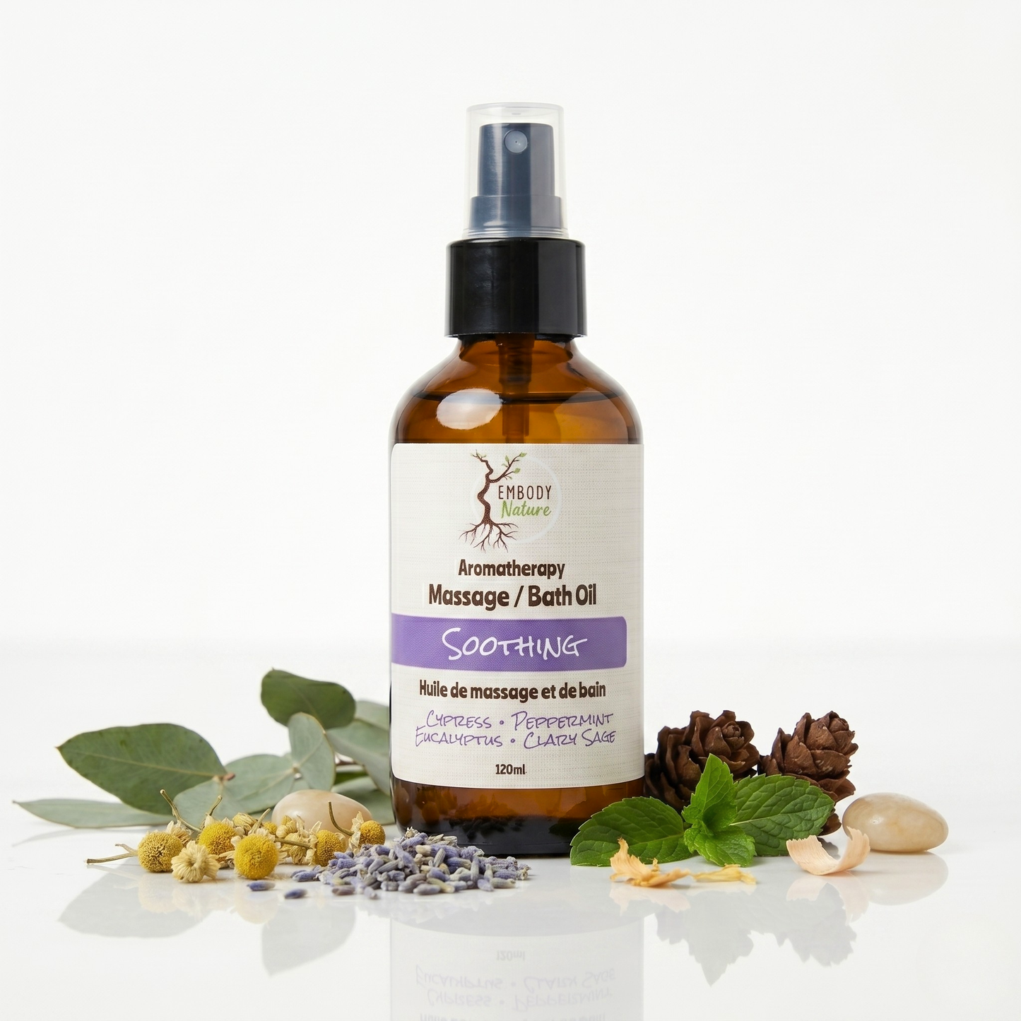 Soothing Massage and Bath Oil by Embody Nature