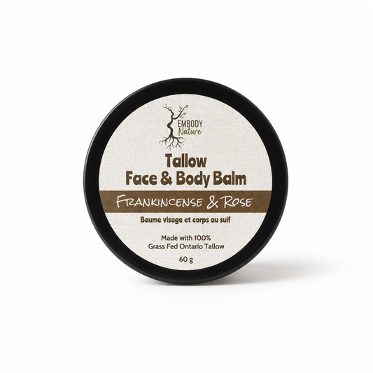 Tallow Face & Body Balm – Frankincense & Rose