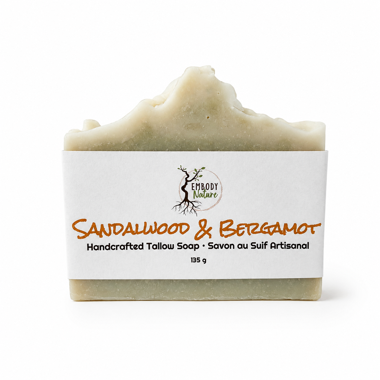 Tallow Soap - Sandalwood & Bergamot