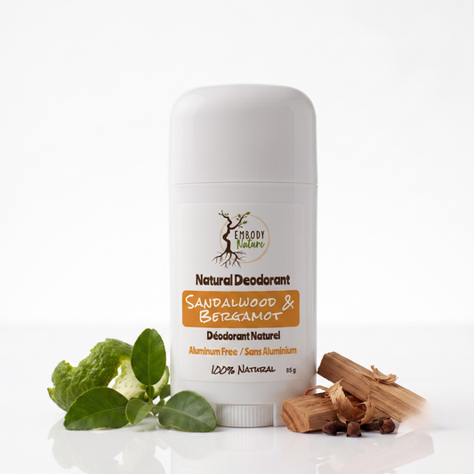 Embody Nature's Sandalwood & Bergamot Natural Deodorant