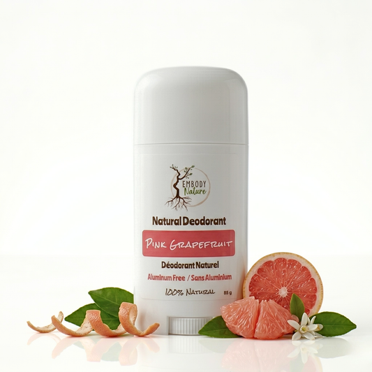 Pink Grapefruit Natural Deodorant by Embody Nature