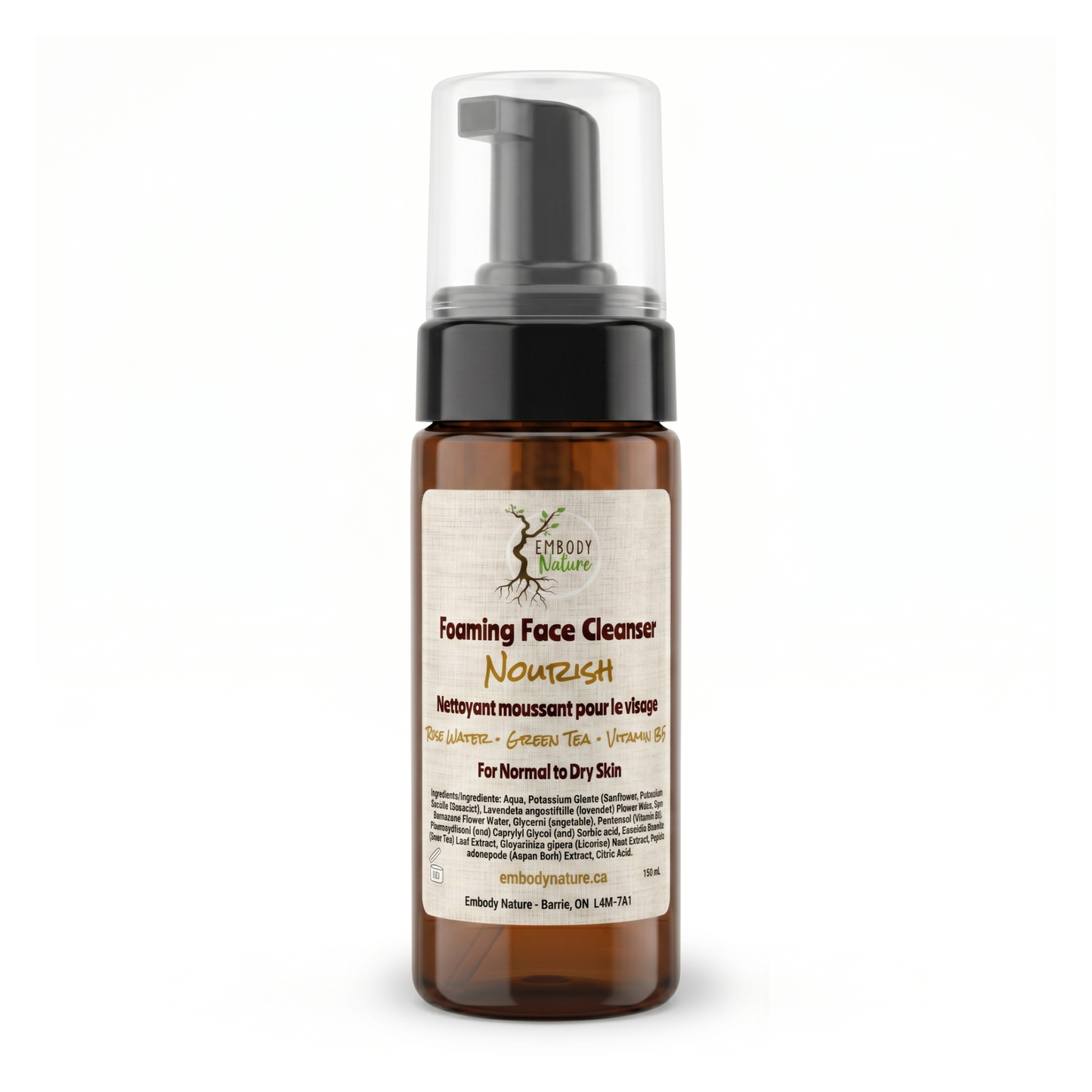 Nourish Foaming Face Cleanser by Embody Nature