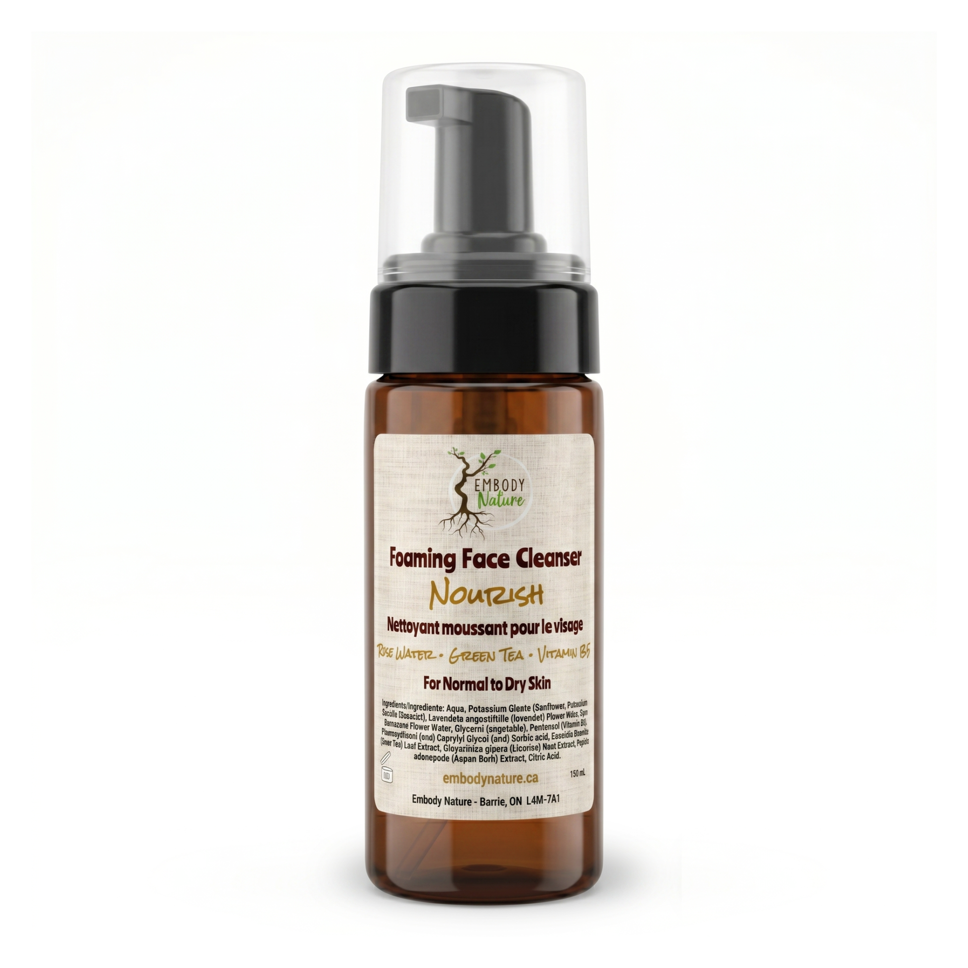 Nourish Foaming Face Cleanser by Embody Nature