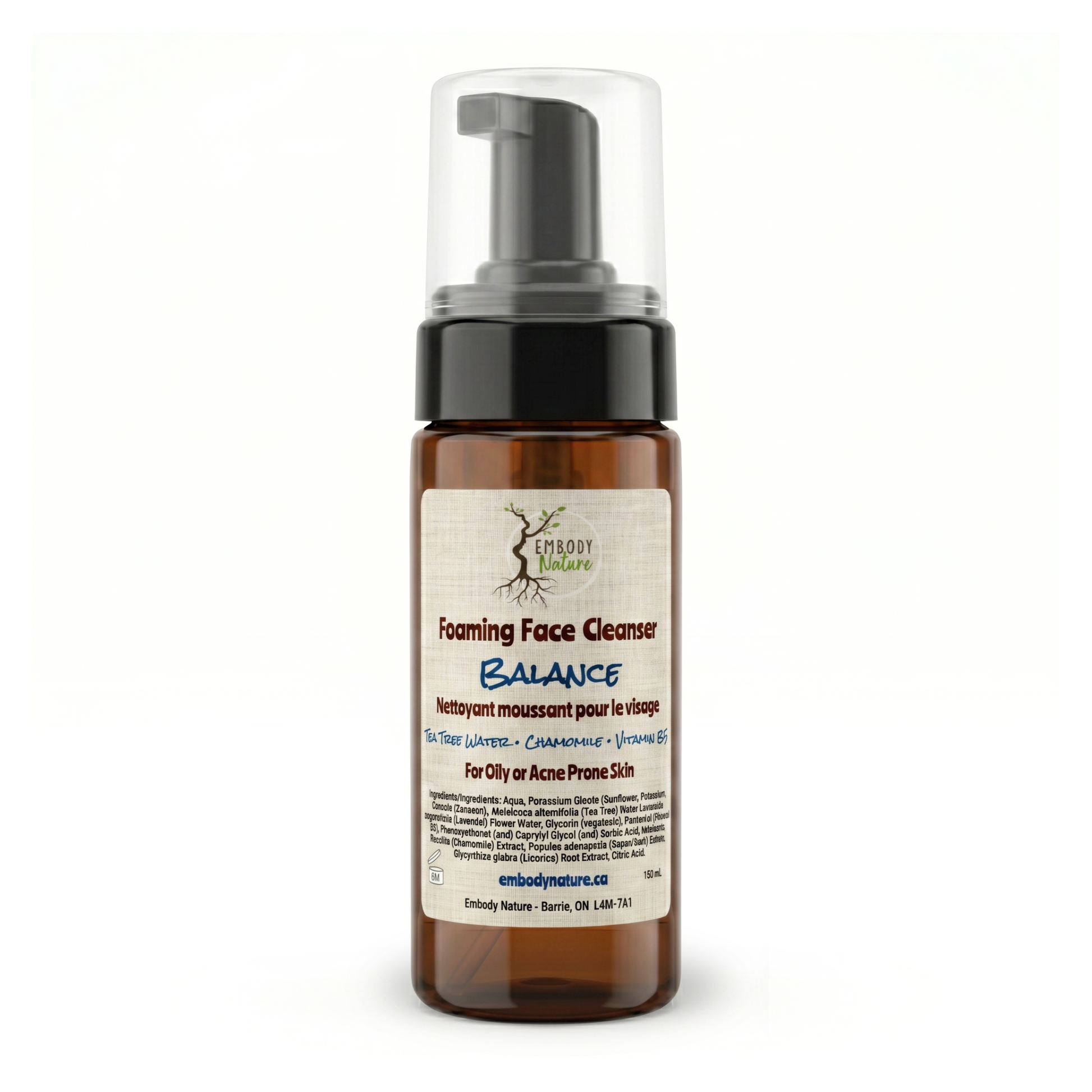 Balance Foaming Face Cleanser by Embody Nature