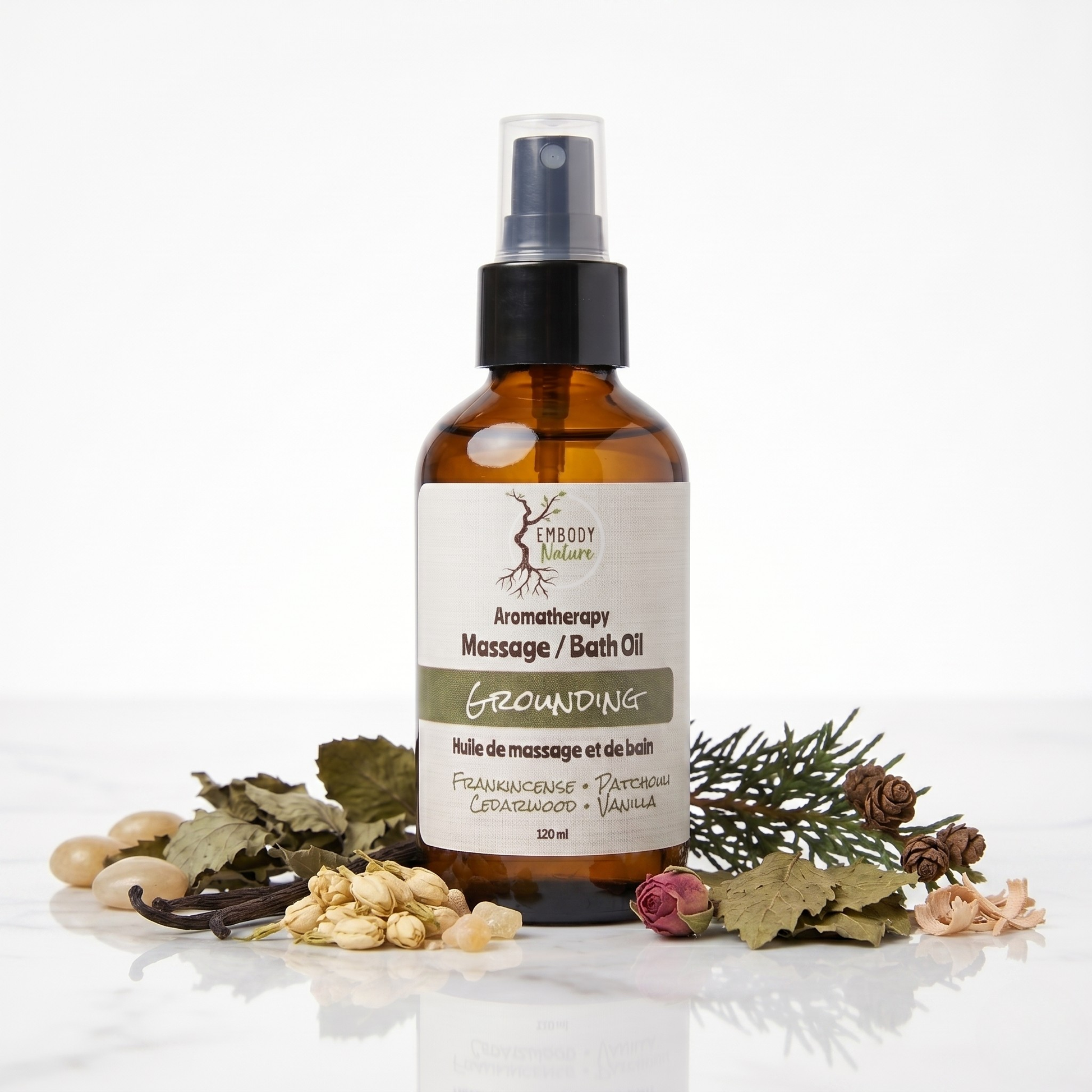 Grounding Massage and Bath Oil by Embody Nature