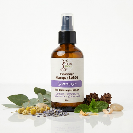 Soothing Massage and Bath Oil by Embody Nature