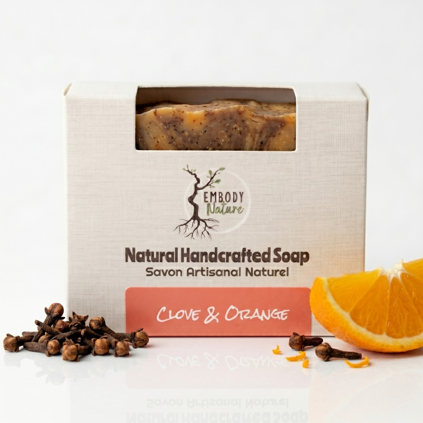 Clove and Orange all Natural Soap Bar by Embody Nature