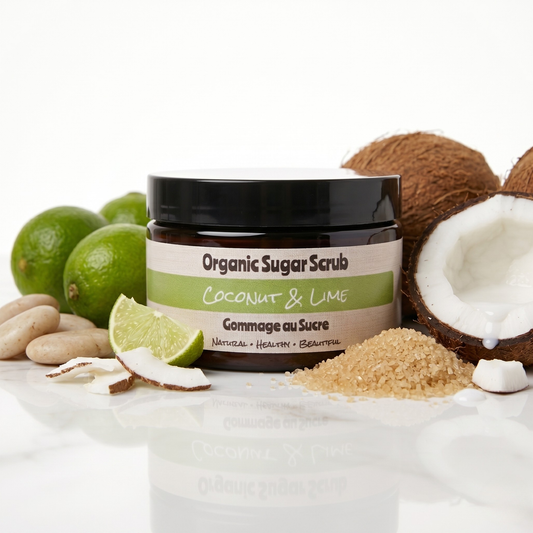 Coconut Lime Sugar Scrub by Embody Nature